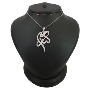گردنبند نقره زنانه ترمه ۱ طرح گندم کد mas 00371